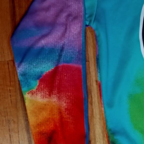 Alien Psychedelic Rainbow Tie Dye Sweatshirt shirt - Picture 3 of 6